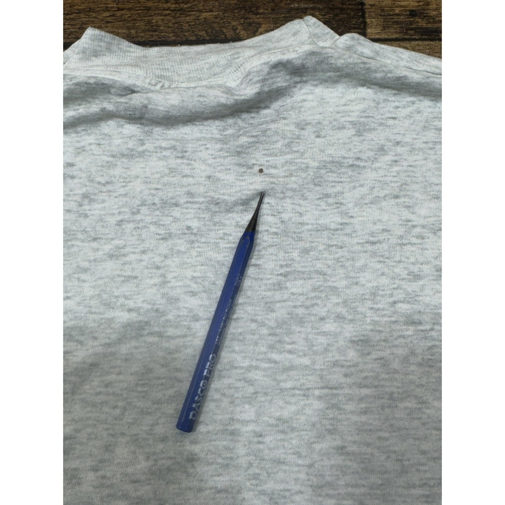 Vintage Michigan State University Gray 90s Shirt Single-Stitch Size XL Spell Out - Picture 8 of 12